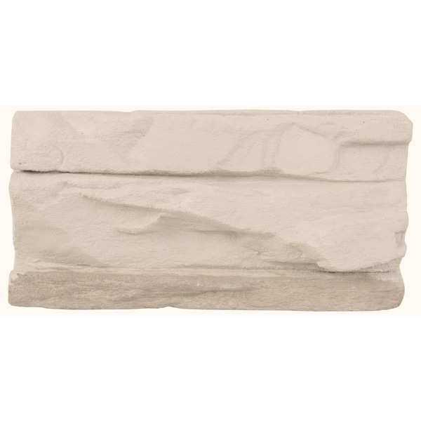 Peninsula Cream Stacked Stone 9 X 19.5 Natural Manufactured Stone Wall Cement Tile